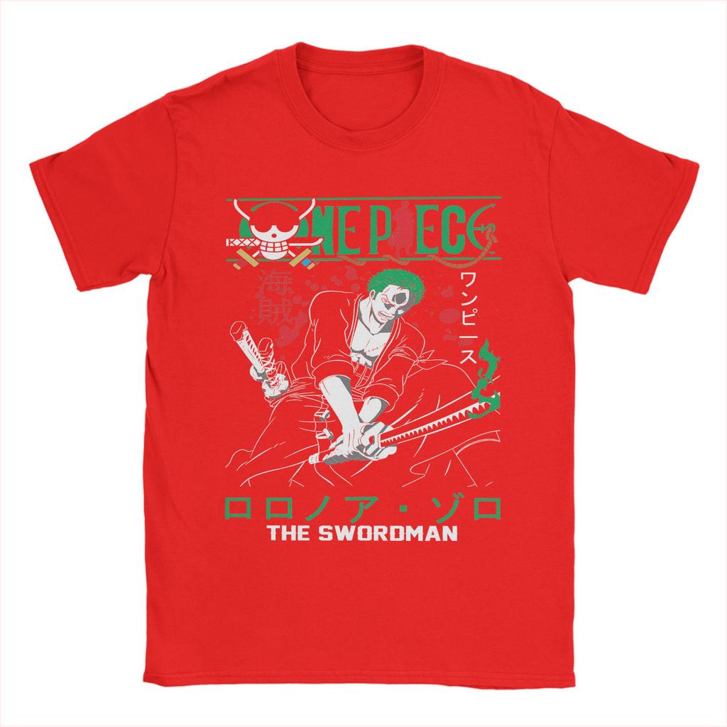Roronoa Zoro T Shirt Mens  100 Cotton Humor TShirt O Neck Ones Pieces Tees Short Sleeve Clothing Adult