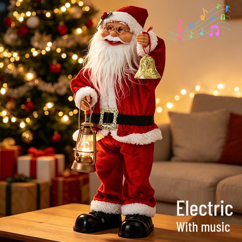 Musical Standing Santa Claus Doll Ornament - Creative Christmas Gift