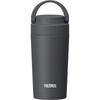 Thermos Vacuum Insulated Portable Tumbler with Carry Smoke SMB Dishwasher-Safe Handle, 320ml, Black, JOV-321
