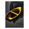 Fashion Retro Art Landscape Canvas Painting Yellow Sailboat Poster Office Wall Painting for Living Room Home Decoration Mural No Frame