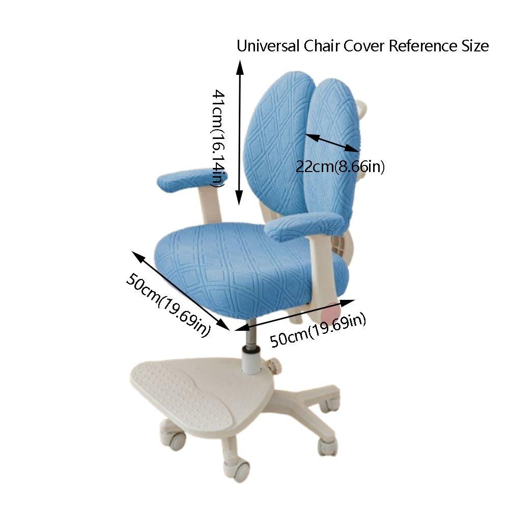 Waterproof Rotating Chair Cover Stretch Anti-dirty Children's Chair Cover Double Back Breathable Elastic Seat Protector