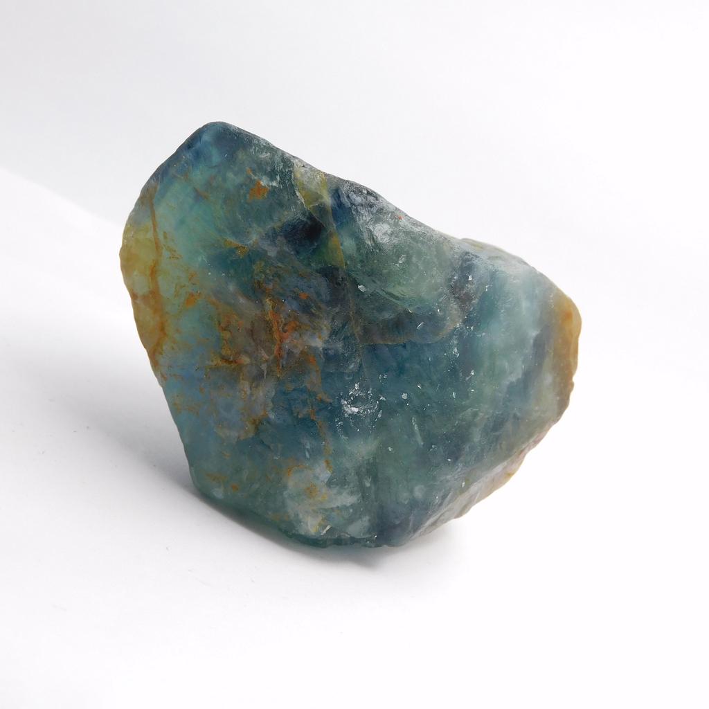 1513 Ct Earth Mined Natural Fluorite Uncut Rough Multi Color Gemstone