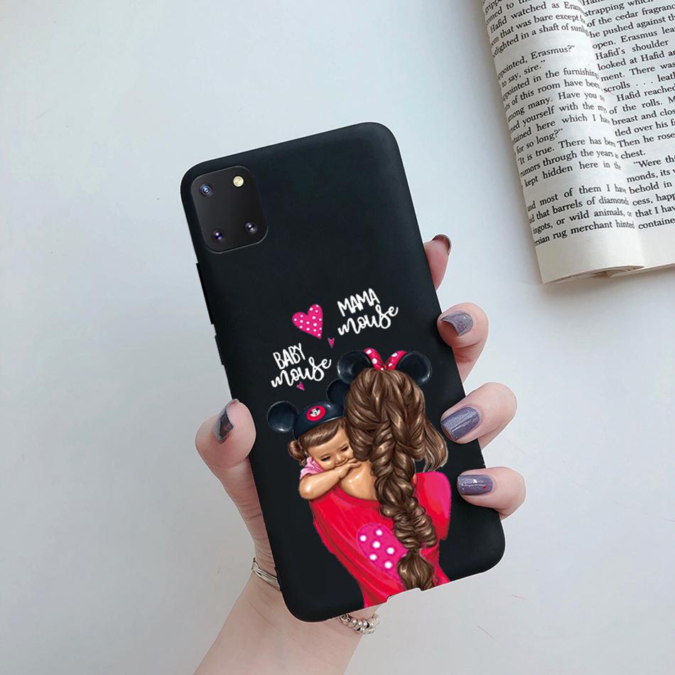 For Samsung Galaxy Note 10 Lite Phone Cover Cute Sweet Girls Patterned Silicone Soft Case For Samsung Note10 Lite S10 Lite Case