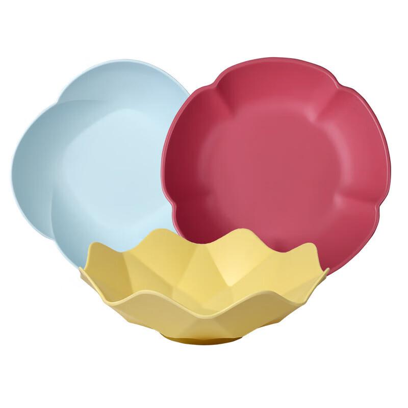 Wuhe Nordische Welligkeit Melamin Obst- & Snackteller