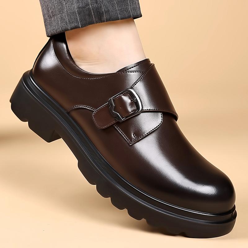 Unisex Leather Shoes Dress Shoes Smart Casual Walking Office Commuting and Travel Everyday Formal Style Daily Footwear Sizes 38-44