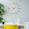 Nordic Creative and Personalized Diy Clock, Living Room Background Wall Clock, No Need for Drilling, Silent Clock, Bedroom Wall Clock