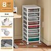 Miflame Under-Desk Rolling Storage Cabinet