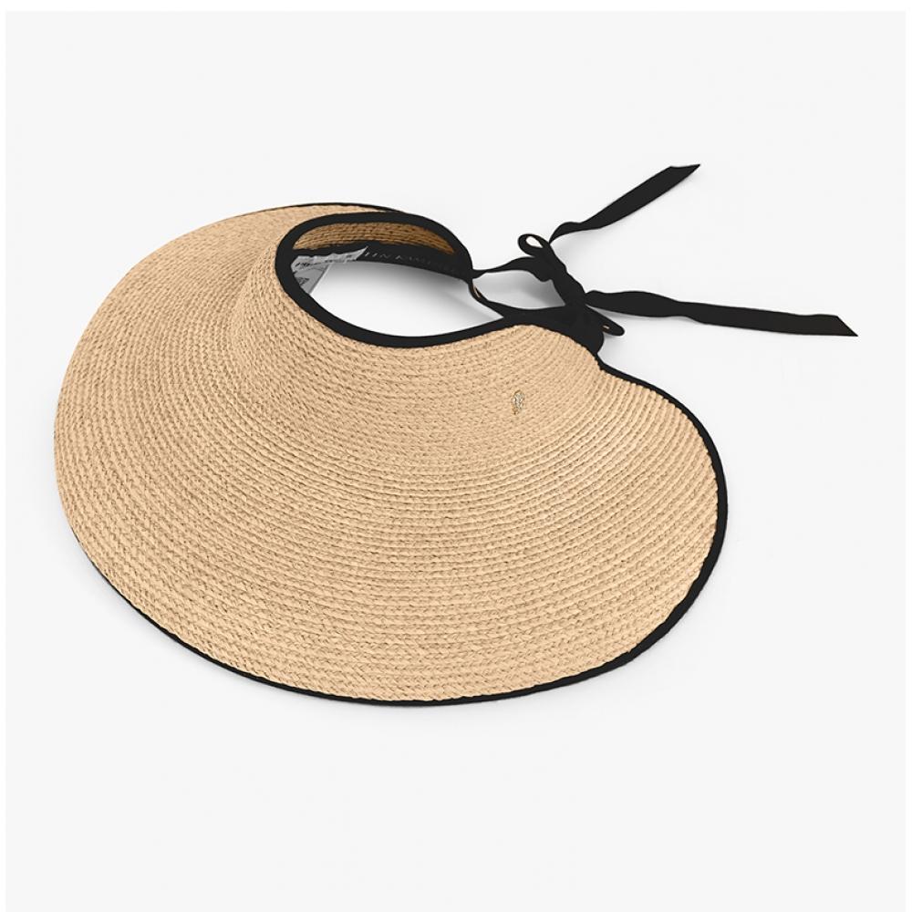 Helen Kaminski Hat50315 Ntm My Natural Midnight Visor Sun Cap