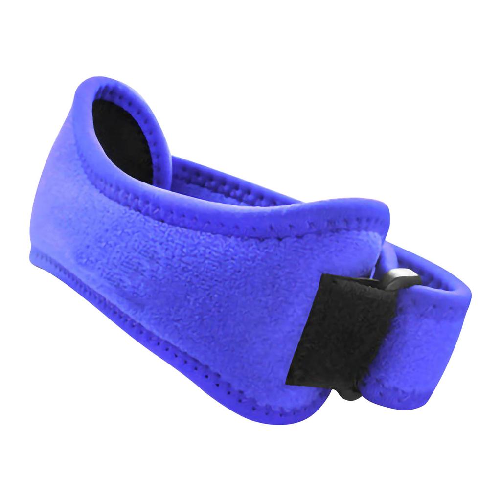 Petalla Knee Strap Split Shock Absorption Pressurized Adjustable Size Patellar Tendon Support Band Blue