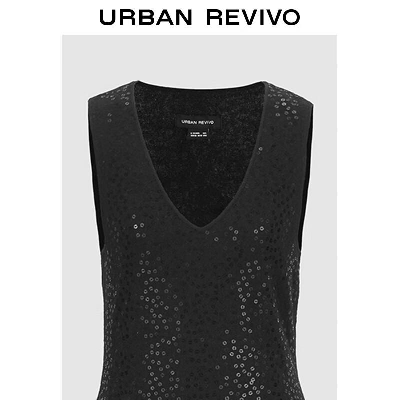 UR Women's Shimmer Sequin Sleeveless Knit Dress