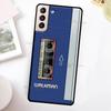 Retro Cassette Tape Cover For Samsung Galaxy S21 Ultra Note 20 Note 10 S8 S9 S10 S22 Plus S20 FE Phone Case