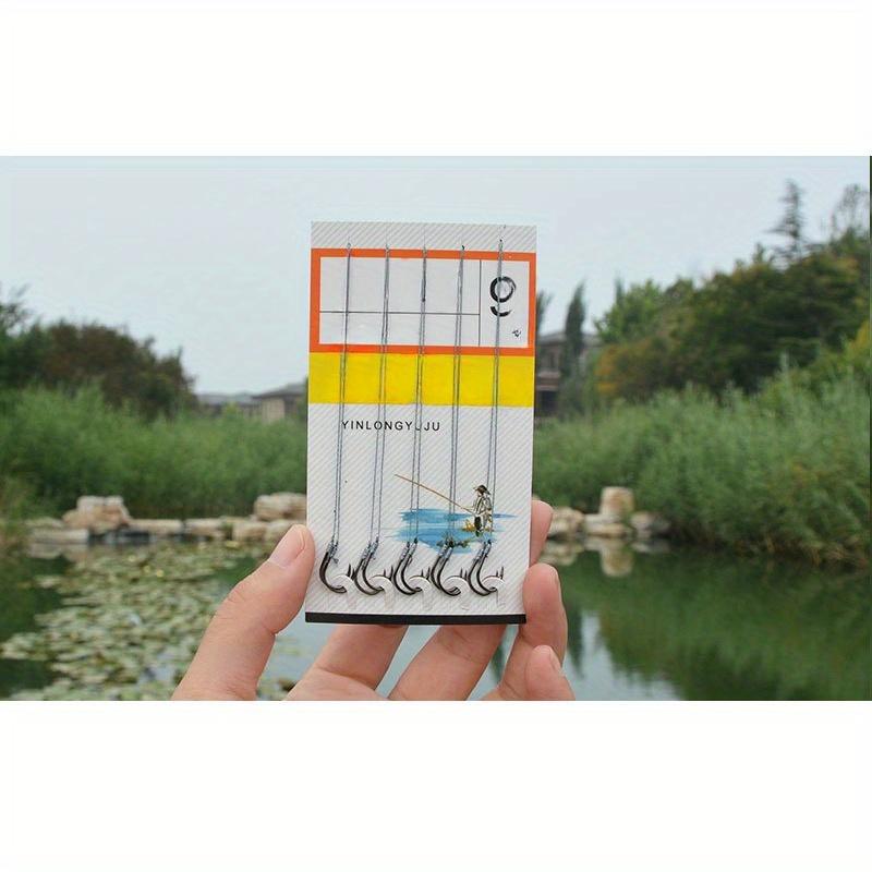 

5 шт. крючков Рыболовный крючок Завязан Хорошая Прочная Леска Двойной Крючок Парный Крючок Рыболовный Крючок Рыболовные Снасти Аксессуары Крючки для Поводка Крючки для Поводка Двойные Крючки