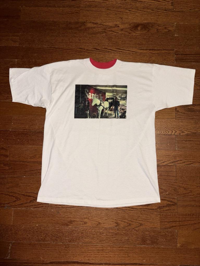 Vintage 80s Sugar Creek Santa Fe T Shirt Mens XL White Art Single Stitched 90s Unisex T-Shirt