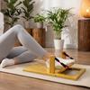 Foot Ankle Stretcher Wooden Calf Slant Board, Achilles Tendonitis Plantar Fasciitis Pain Relief Physical Therapy Equipment Incline Arch Trainer