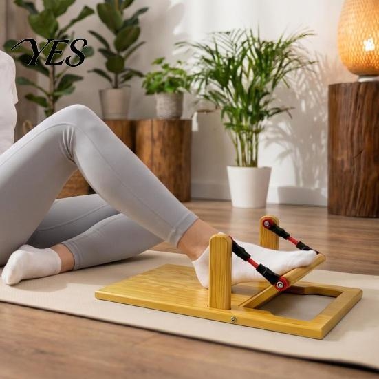 Foot Ankle Stretcher Wooden Calf Slant Board, Achilles Tendonitis Plantar Fasciitis Pain Relief Physical Therapy Equipment Incline Arch Trainer