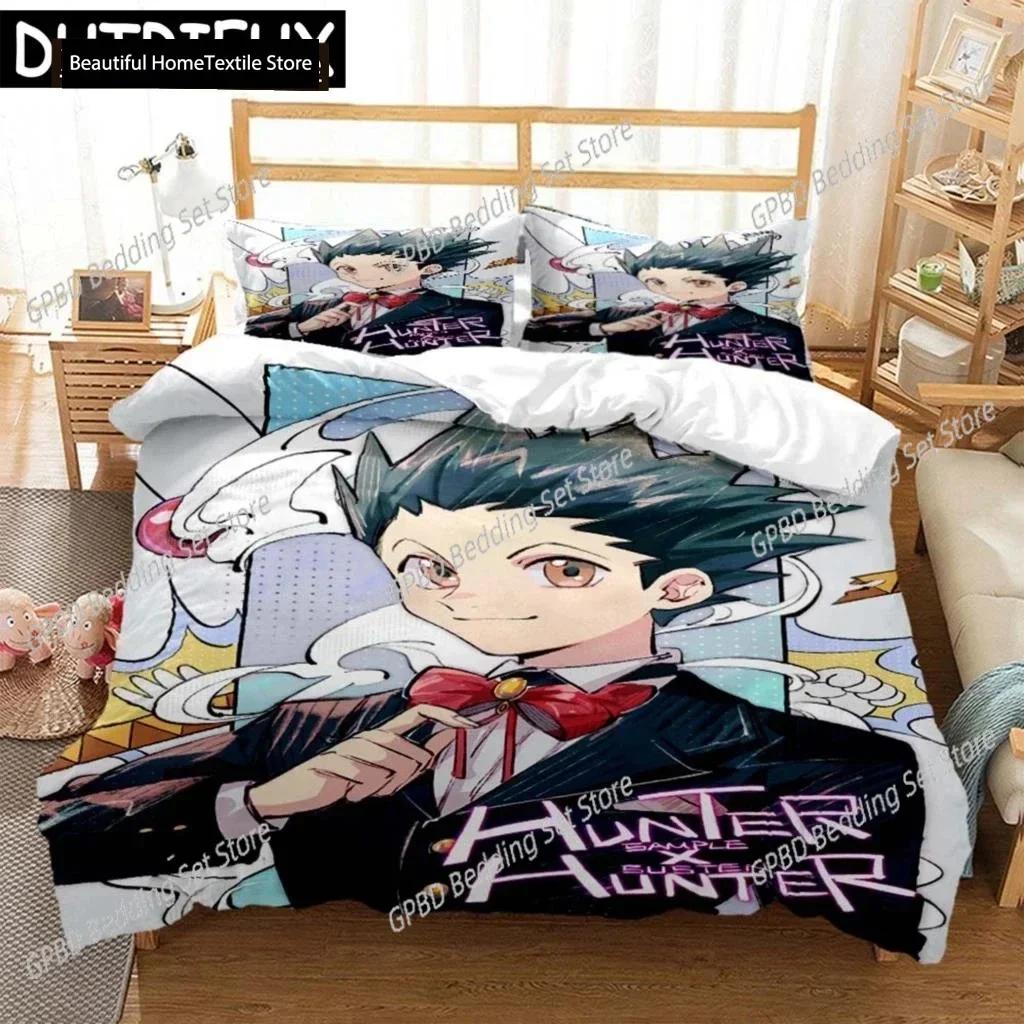 Luxury  New 3D Print HUNTER×HUNTER Digital Print Polyester Bedding Sets Boys Covers Duvet Cover Set For Teens Bedding Set