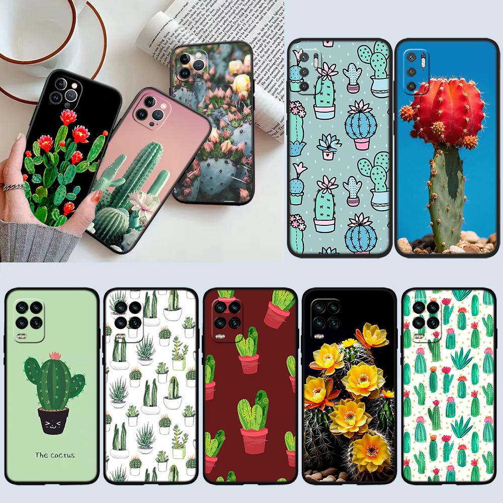 RE63 Watercolour Cacti And Succulent Phone Case for Samsung Galaxy S20 S21 S22 Ultra FE + Plus A21S A22 A24 A25 A26 A30 A30S A31