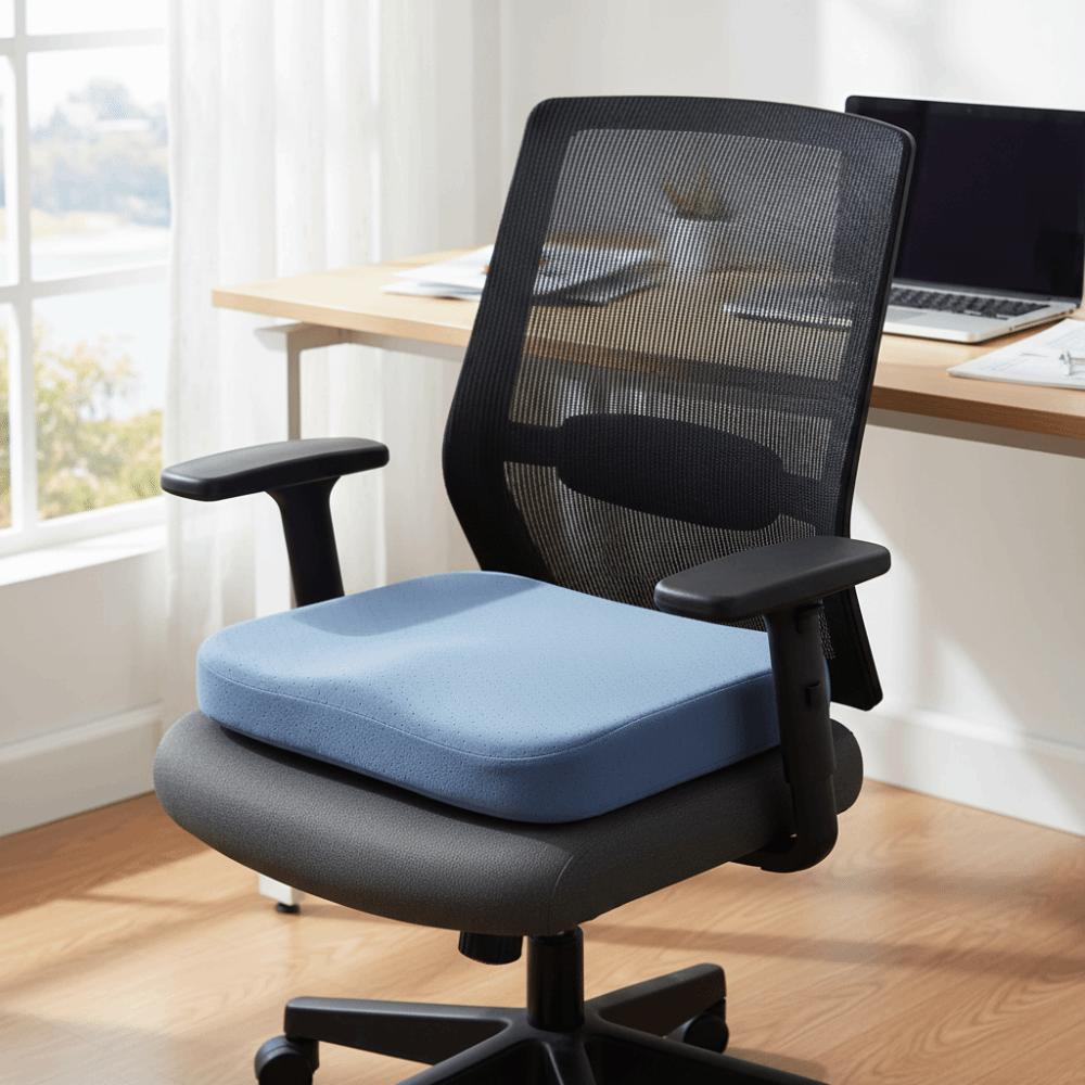 Breathable High Resilience Cushion Ergonomic Design Car Seat Cushion Tailbone Pillow Home Use