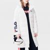 New FILA Down Jacket Unisex Standard White F51U048901F-WT