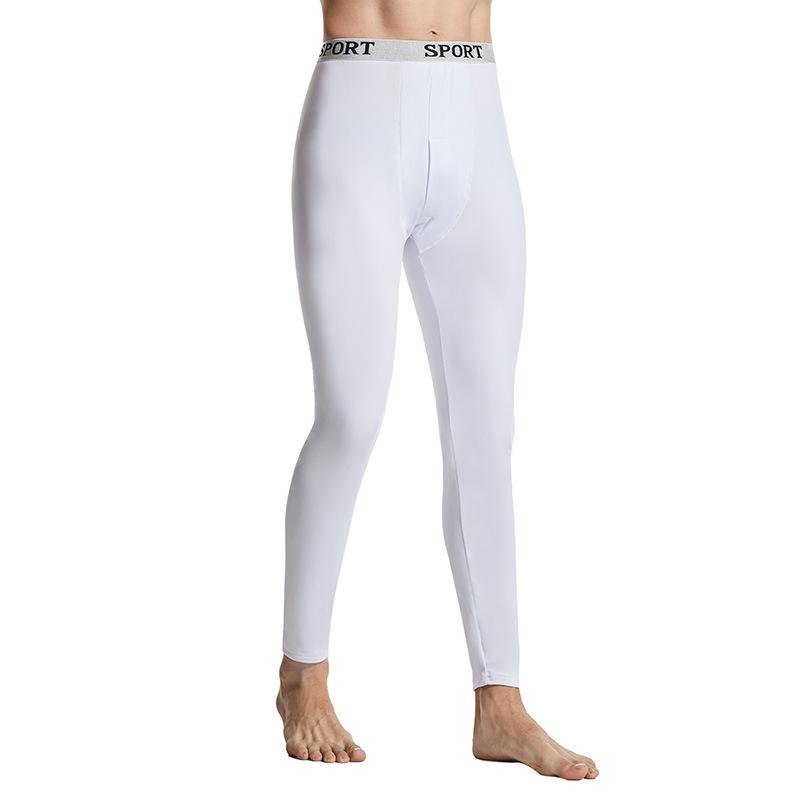 

Мужские флисовые термобрюки облегающего кроя для осени/зимы, из хлопка и шерсти XL