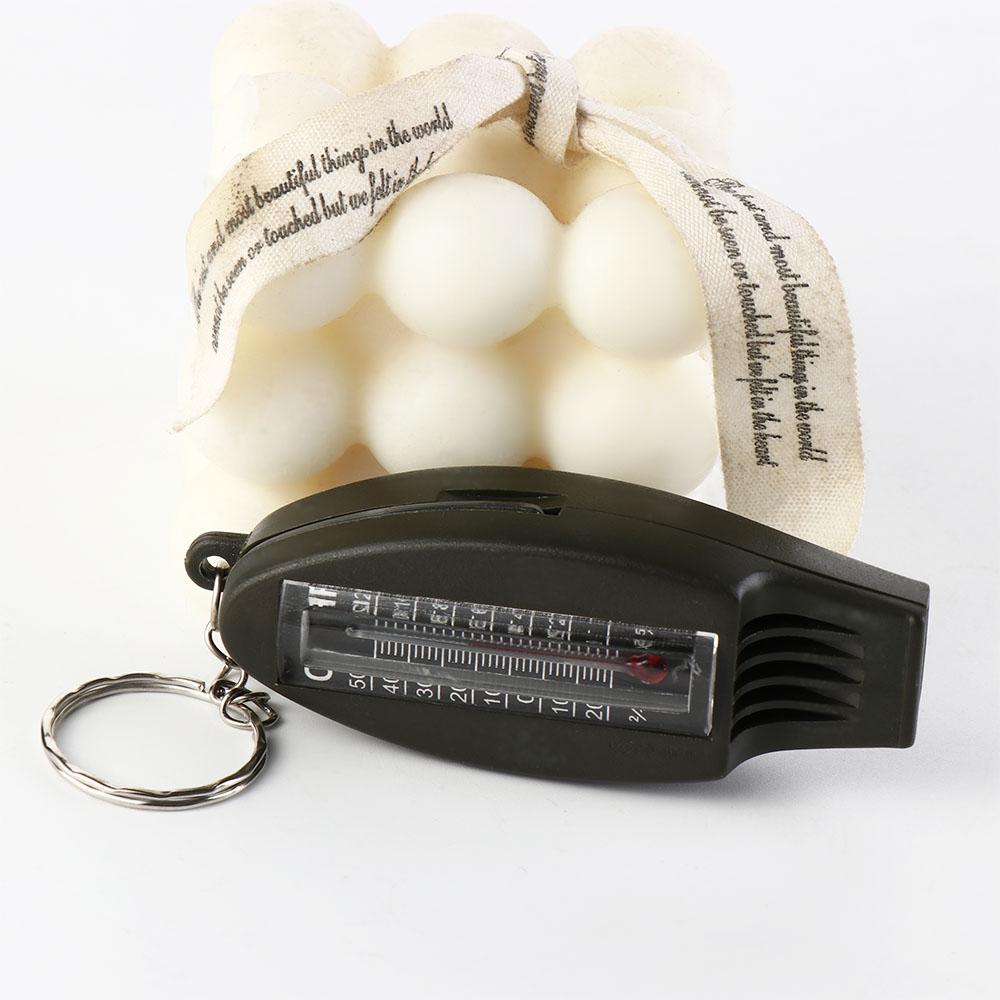 Compass Survival Whistle 4 in 1 Outdoor Whistle Safety Emergency Whistle Fishing Hiking