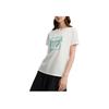 FILA X M.C. ESCHER Heritage Series Fashion Minimalist Round Neck Pullover Short Sleeve T-Shirt Women T-Shirt Cloud-White F11W538105F-WT