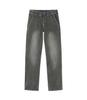 BLACKBROWN Tapered Fit Hidden Elastic Waist Denim Pants [Gray]