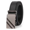 PULO Men's Automatic Buckle Leather Belt Durable Belt High Quality Comfortable Belt