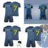 22-23 Saudi Arabia's Victorious Team Ronaldo Soccer Jersey 7 Children's Football Team Uniform Printed Number