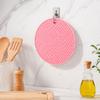 Silicone Trivet Heat Non Hot Pad for Cups Bowls Pots - Round Kitchen Counter
