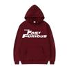 The Furious Hoodies  Women Hoodie Fashion Letter Graphic Printed Sweatshirts Women Causal Harajuku Streetwear