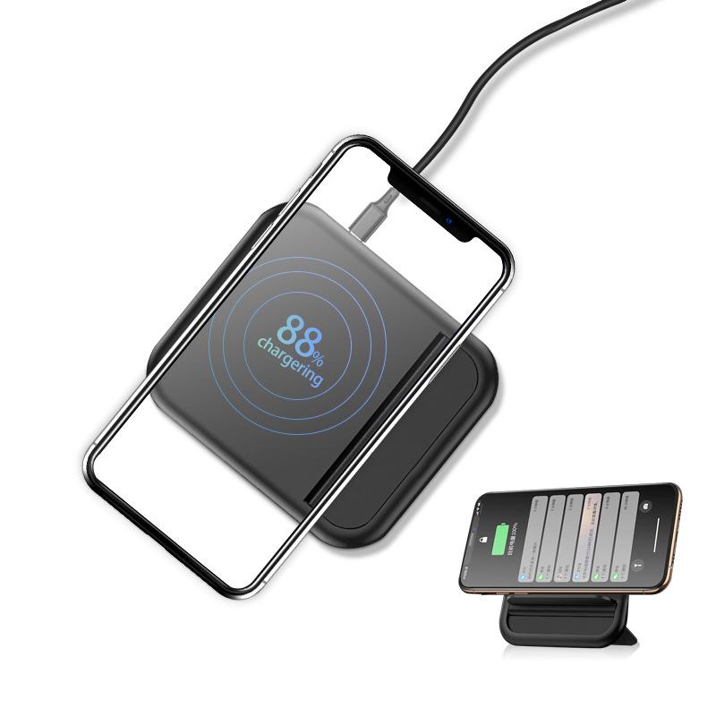 Foldable Wireless Charger Stand: Fast Qi-Compatible Vertical Phone Charging