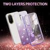 KADEM For Xiaomi Redmi A5 4G (171.7mm)/Poco C71 4G Case Flower TPU Flexible Gradient Phone Cover