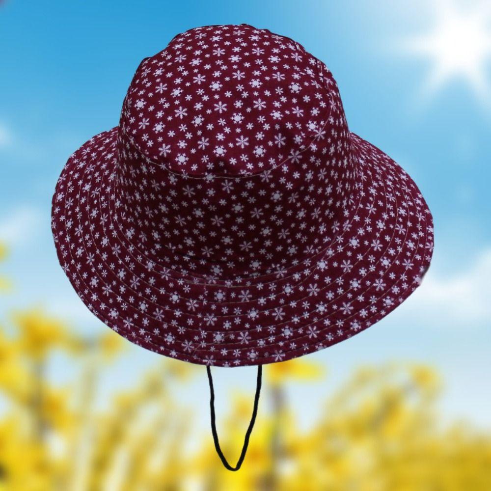 Fashion Wide Brim Women's Sun Hat Sun Protection Breathable Fisherman's Hat Lightweight Tea Picking Hat Travel