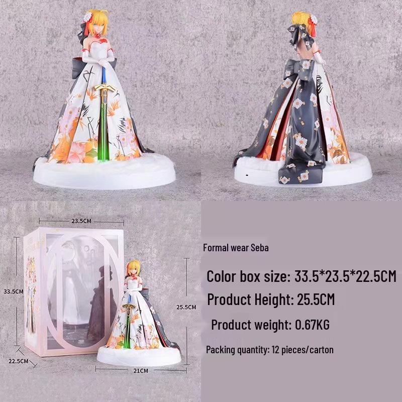 Fate/Grand Order Crane Outfit Saber Light-Up Figure