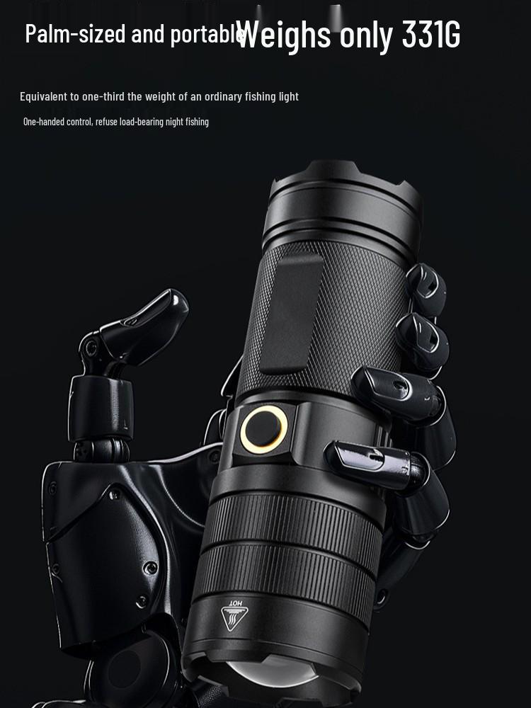 Luz de Pesca Laser de Alta Potência: Xénon Super Brilhante, Azul e Roxo, Ideal para Pesca Noturna com Longa Duração da Bateria