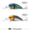 Fiskebeten Crankbaits Lure Minnow fiskebete med krokar Artificiellt fiske hårt lock för bas