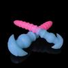 Luminous Silicone Spiral Anal Plug - Super Long Outdoor Wear Expander Dildo SM Toy
