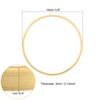 6/8/12pcs Wooden Bamboo Floral HoopCraft Rings for DIY Wedding Wreath Decor Dream Catcher and Hanging Crafts