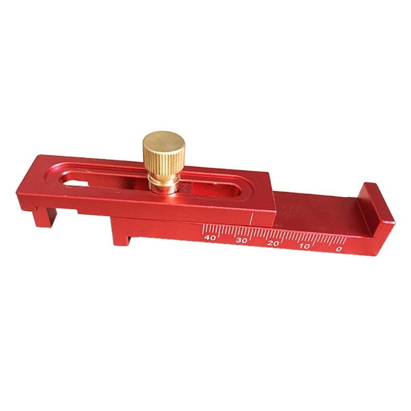 High Strength Aluminum Table Sawing Gaps Gauge Tool Woodworking Ruler with Clear Scale for Carpentry and Home Repairs