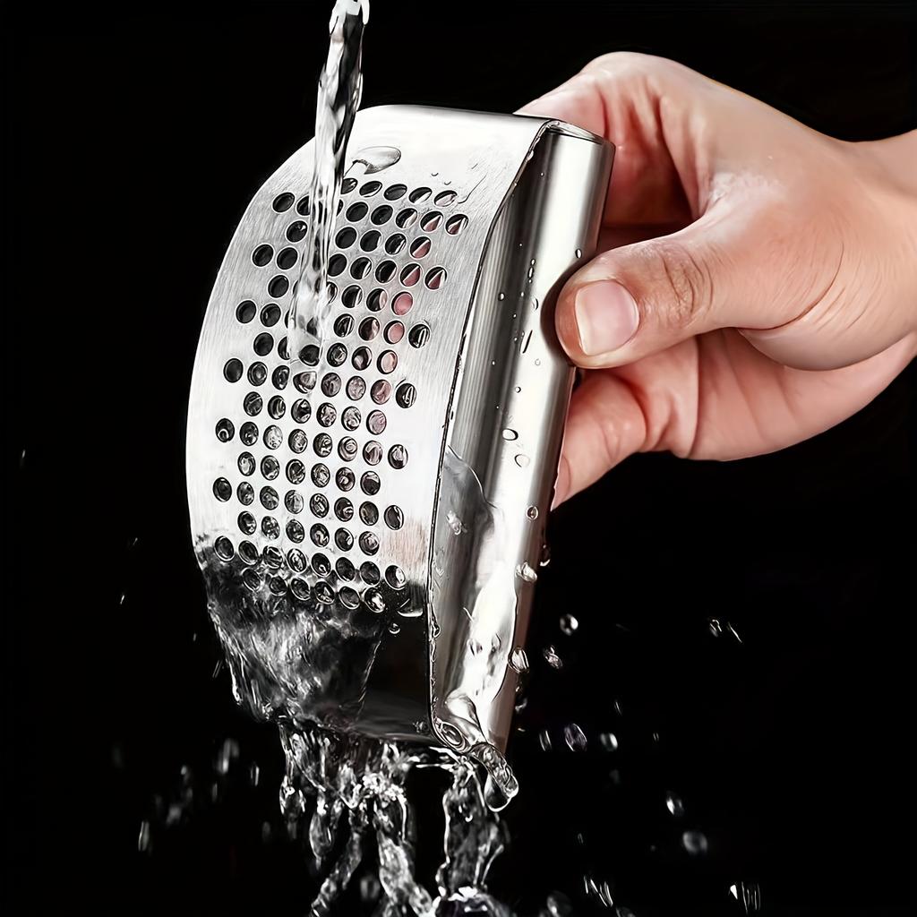 1/2pcs Garlic Press Stainless Steel Garlic Crusher Vegetable Cutter Kitchen Vegetable and Fruit Gadgets