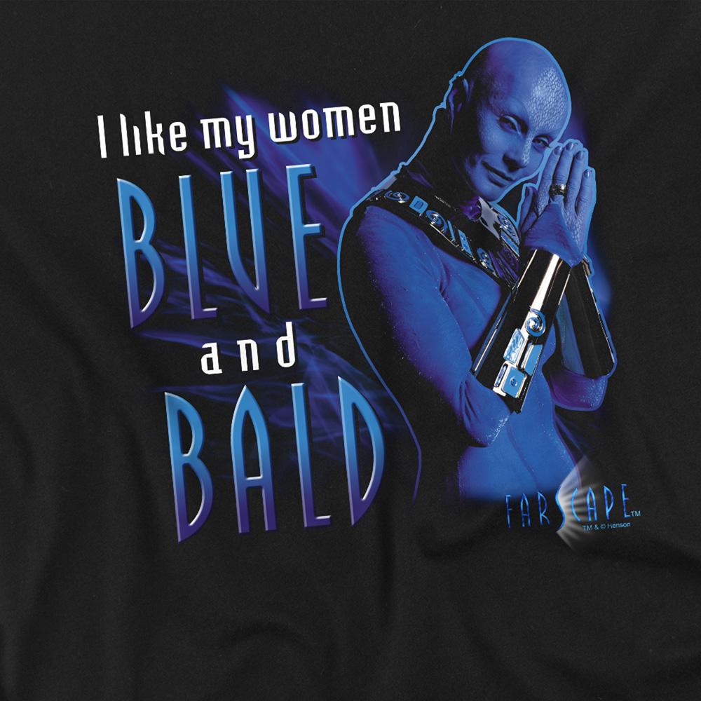 Farscape Unisex Adult Blue And Bald T-Shirt