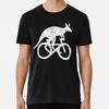 Kangaroo Riding Bicycle Funny Sport Motivation Training Gift S-5XL USA T-Shirt