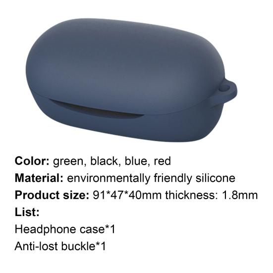Earphones Case Solid Anti-drop Silicone Earphones Protective Case for Sony WF-XB700