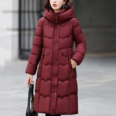 Mode Damen Parkas Winter Lange Mäntel Mit Kapuze Dick Warm Übermantel Damenjacken