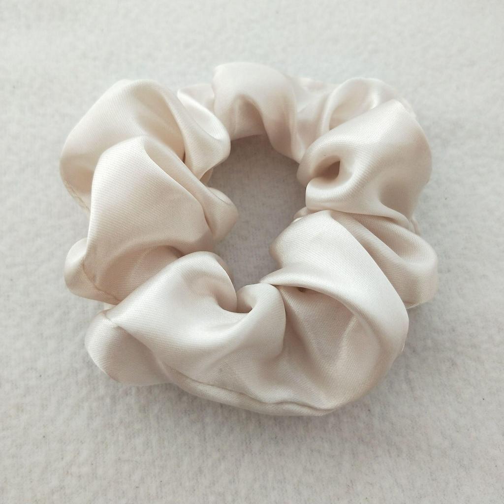 Satin Silk Hair Tie: High-End Women's Rubber Band for Elegant Buns
