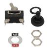 12V SPST For Toggle Switch with Silver Contacts 50000 Cycle Mechanical Life