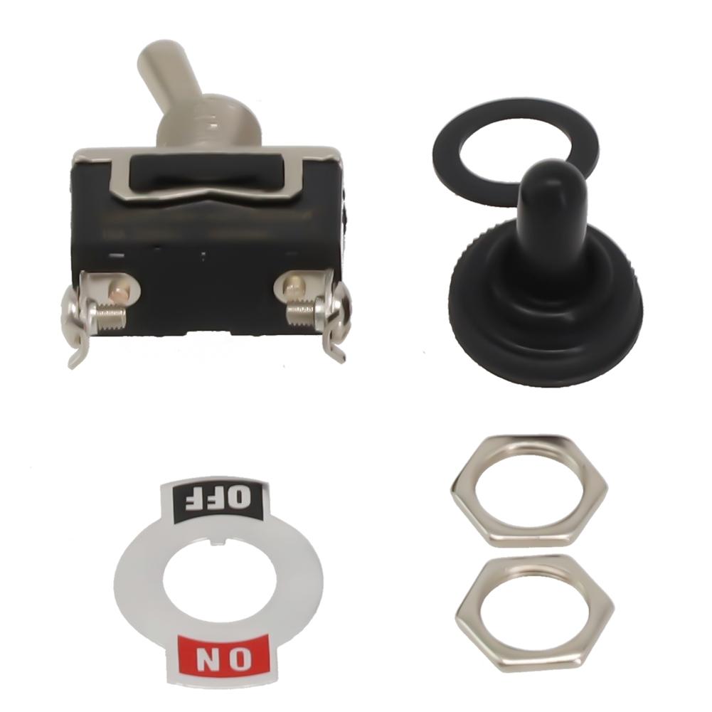 12V SPST For Toggle Switch with Silver Contacts 50000 Cycle Mechanical Life