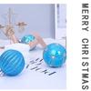 16Pcs 6cm Electroplated Ball Christmas Tree Ornament DIY Crafts Painted New Year Christmas Decorations Plastic Hanging Ornament