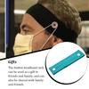 Button Headband Holder Solid Good Elasticity Relieve Ear Pain Good Fixation Sport Scarf Classic Headcloth Sweat Absorption Men